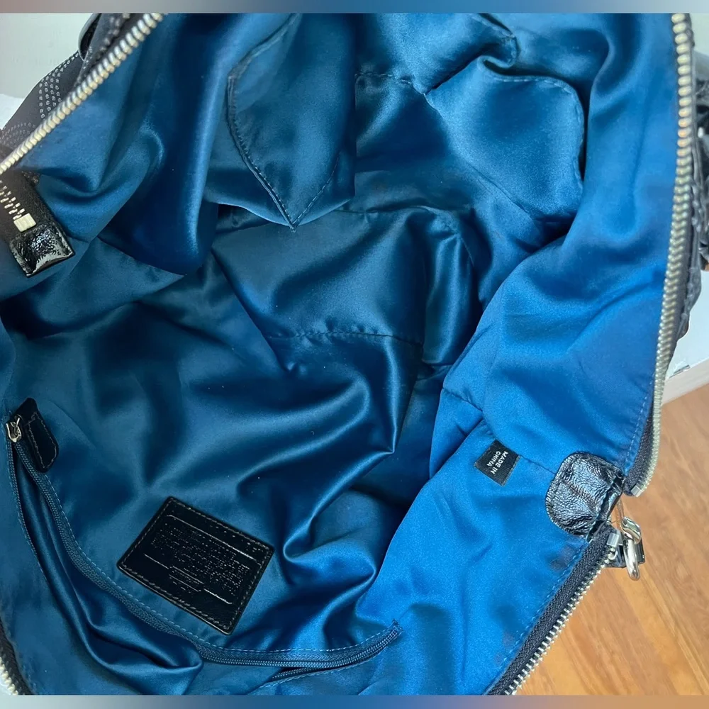 Coach Madison Dotted Op Art Large Sophia Satchel